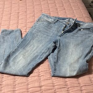 Express Light Blue Men's Skinny Jeans